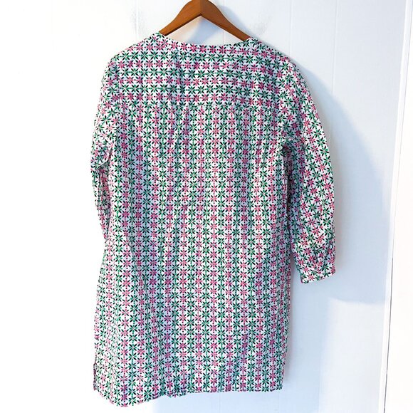 Boden Women’s Roberta Kaftan in Ivory Plumeria Dress Tunic Beach Cover Up 10R - Picture 5 of 13